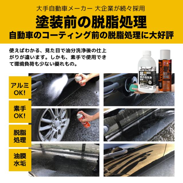 油汚れ洗剤 洗浄液 キッチン レンジフード 換気扇 汚れ コンロ 煙草 洗剤 カーシャンプー 脱脂処理 厨房 重油 タール グリース クリーニング インパクトクリーナー