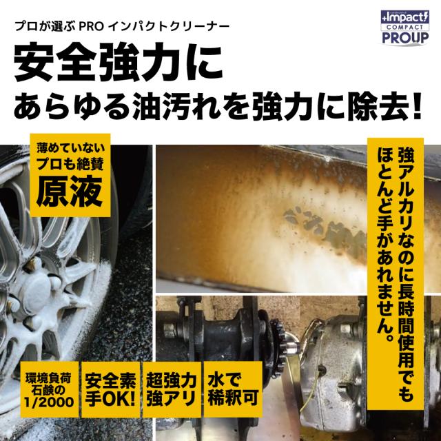 油汚れ洗剤 洗浄液 キッチン レンジフード 換気扇 汚れ コンロ 煙草 洗剤 カーシャンプー 脱脂処理 厨房 重油 タール グリース クリーニング インパクトクリーナー