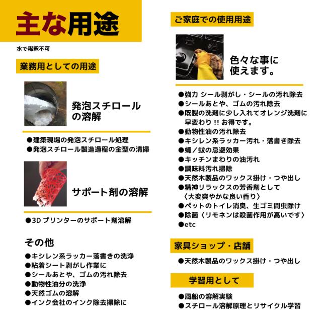 リモネン シール剥がし ラベル剥がし シール取り ラベル取り オレンジオイル インパクトリモネン インパクトD-リモネン 強力 落書き消し ラッカー汚れ