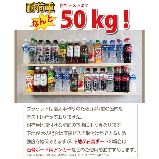 アイアンブラケットつや消し黒コの字型