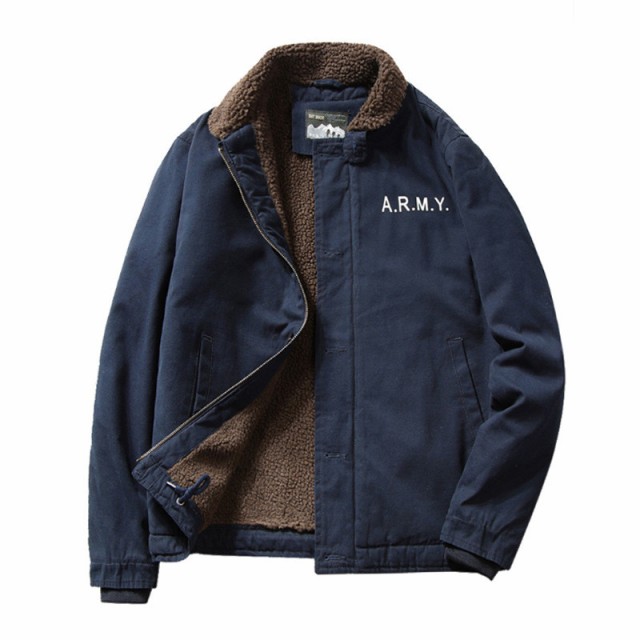 最高品質 デッキジャケット N-1 ボアジャケット メンズ U.S.NAVY