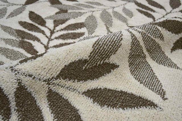 ラグ　ブラウン