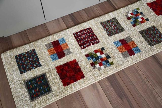 キッチンマットギャベ柄