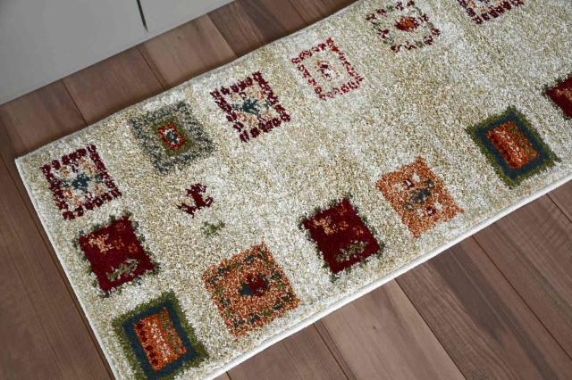 キッチンマットギャベ柄