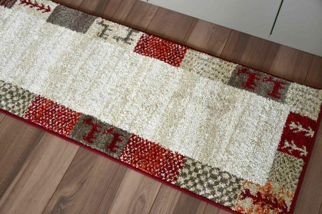 キッチンマット赤