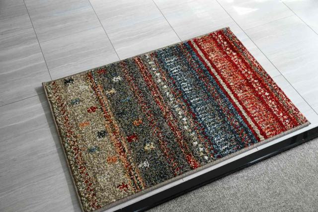 玄関マットグレー