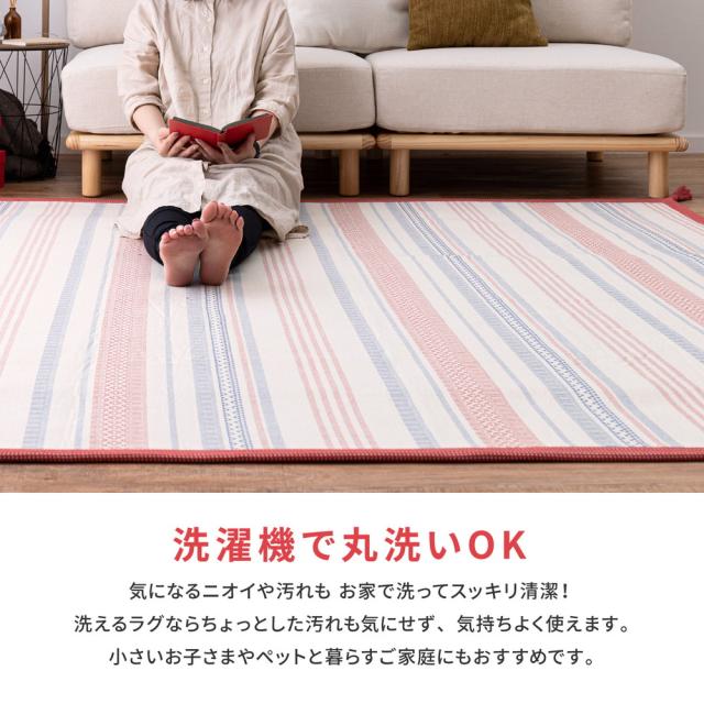 ラグ洗える