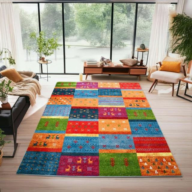 ラグ オレンジ系