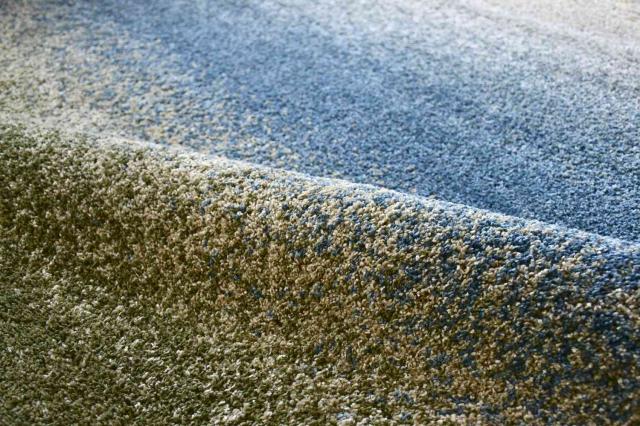 ラグ カーキグリーン