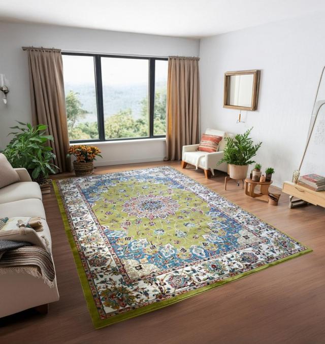 ラグ グレーブラウン