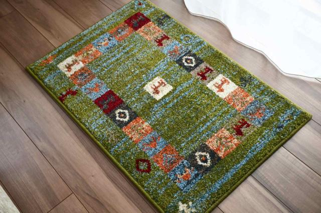 玄関マット グリーン