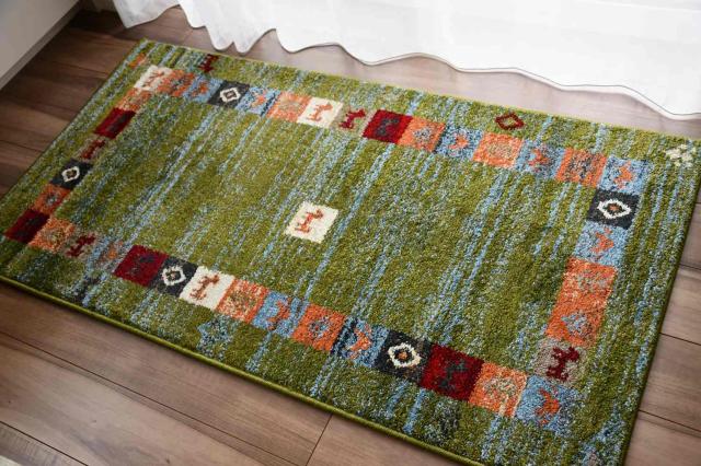 玄関マット グリーン