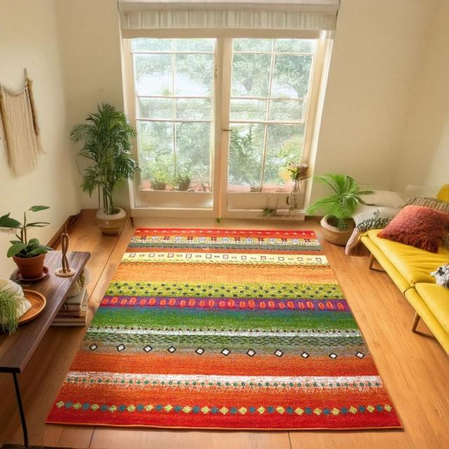 ラグ オレンジ系