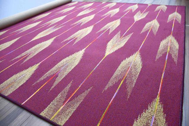 パープルの絨毯