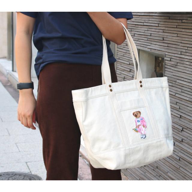 おしゃれ ポロ ラルフローレン キャンバス トートバッグ ポロベア メンズ レディース ユニセックス 21年春夏新作 定価から3０ オフ Teammedellin Co