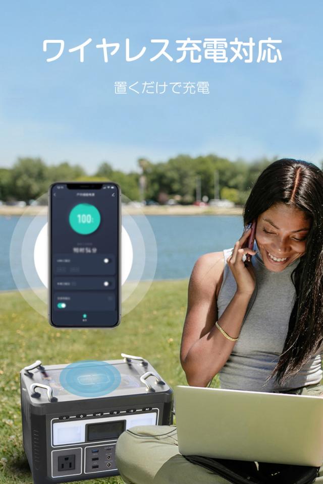 ポータブル電源 95200mAh大容量352Wh AC 360W/USB-A/DC出力 ソーラー