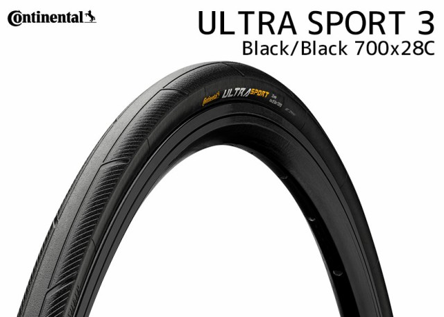 2本セット Continental タイヤ ULTRA SPORT 3 Black ウルトラ