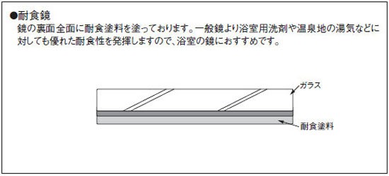 TOTO】化粧鏡（耐食鏡）アーチ形 YM4510FA サイズ450×1000 耐食塗布