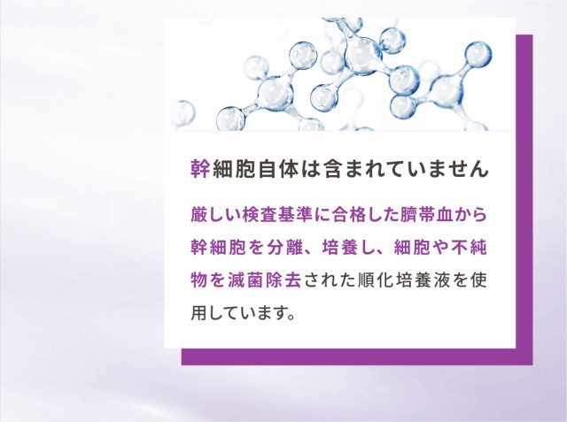 原液 美容液 エクソソーム 臍帯血マトリックス ヒト幹細胞 ヒト幹細胞