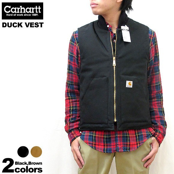 Carhartt カーハート ベスト メンズ ダック V01 ジャケット 大きい