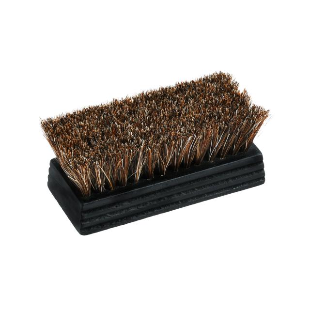 ホコリ取り用馬毛ブラシ(ミニ、ブラックコーティング)