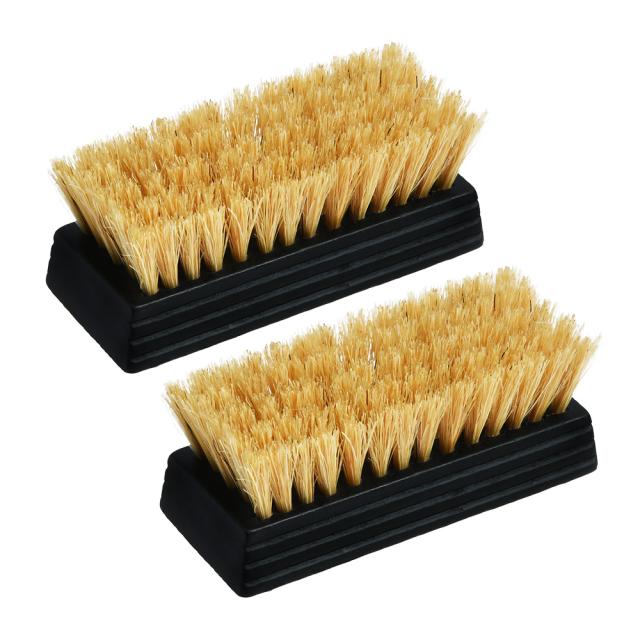 磨き上げ用豚毛ブラシ(ミニ、ブラックコーティング)