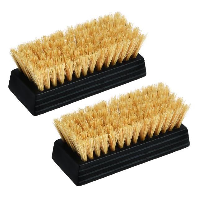 磨き上げ用豚毛ブラシ(ミニ、ブラックコーティング)