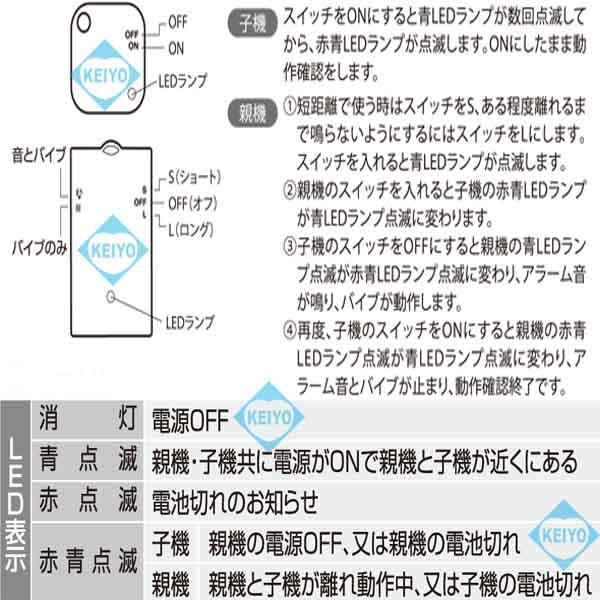 WSA-B1(離れるとアラーム)【Bluetooth方式採用盗難防止用アラーム】