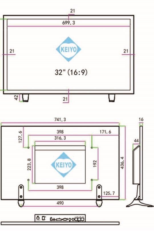ASM-MNT32A-4K【4K対応UHDハイビジョン32インチ液晶モニター】
