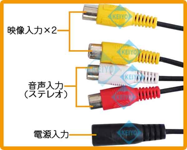 MTC-700【映像入力2系統対応7インチ液晶モニター】