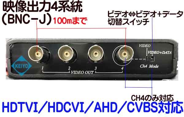 TMD-14【マルチフォーマット対応映像信号1入力4分配器】