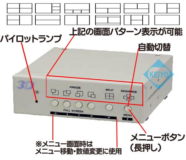 TQS-C4E【コンパクトサイズカラー4分割器】