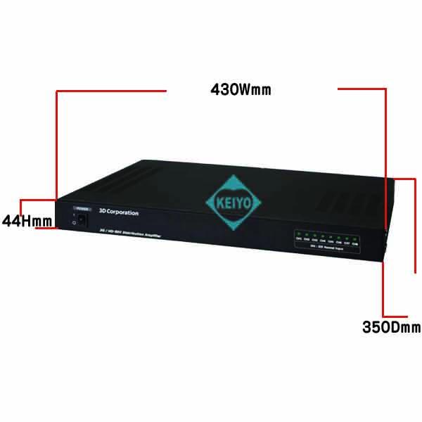 TSD-832S【3G-SDI・HD-SDI対応映像信号8入力32分配器】