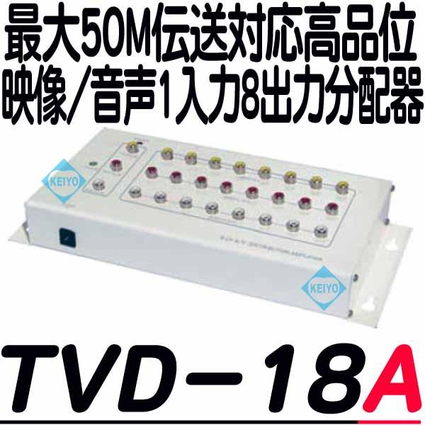 TVD-18A【映像/音声信号8分配器】