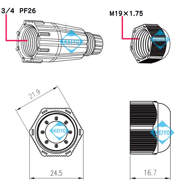 Cat5e-100M(WPC)【カテゴリー5仕様高耐候屋外用キャップ付LANケーブル100m】