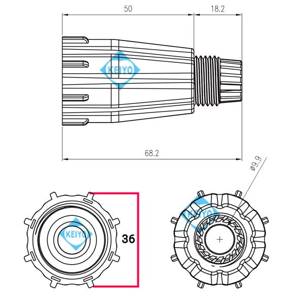 Cat5e-100M(WPC)【カテゴリー5仕様高耐候屋外用キャップ付LANケーブル100m】