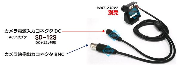 CB-01【WAT-230V2専用DC12V接続ケーブル】