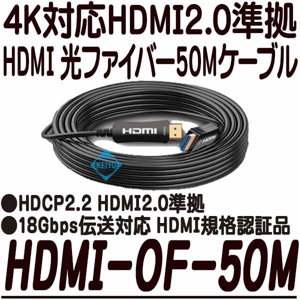 HDMI-OF-50M【4K対応HDMI光ファイバー50mケーブル】