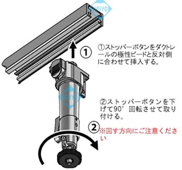 DR-31【ケンコートキナ防犯カメラ用アルミ製ダクトレール用フィクサー】