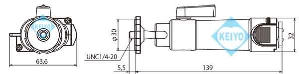 DR-31【ケンコートキナ防犯カメラ用アルミ製ダクトレール用フィクサー】