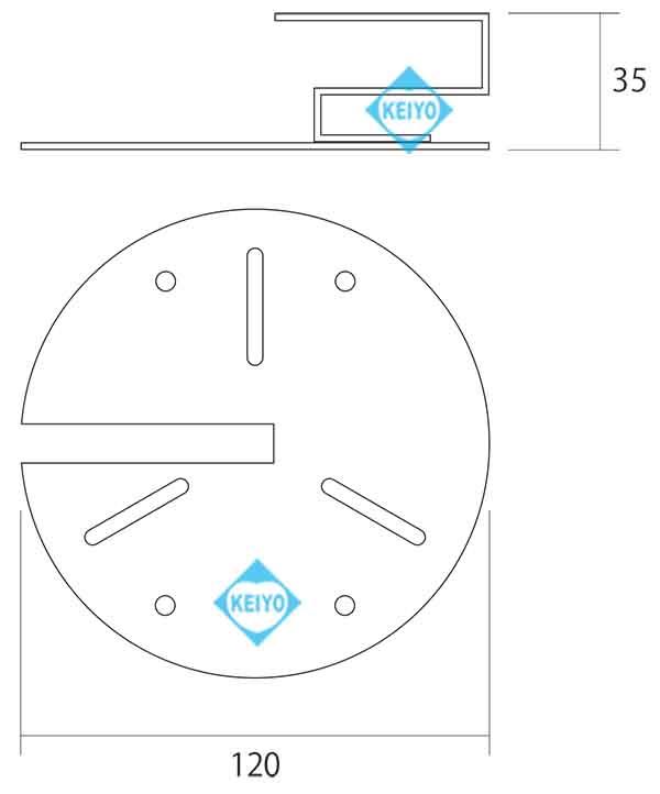 L-HS12【H鋼対応汎用取付ブラケット】