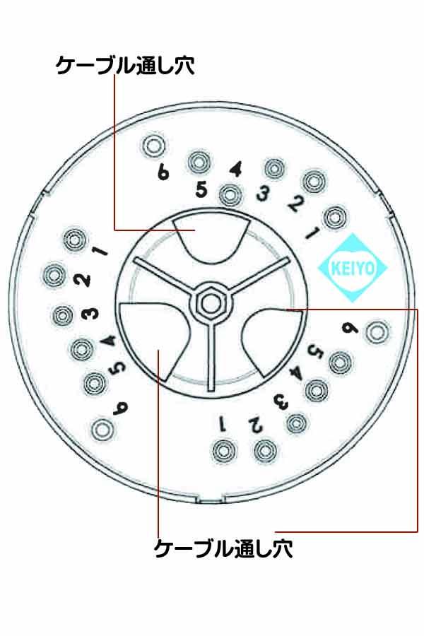 L-S502T【ドームカメラ天吊用ブラケット】
