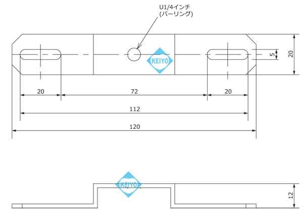 L-S502T【ドームカメラ天吊用ブラケット】