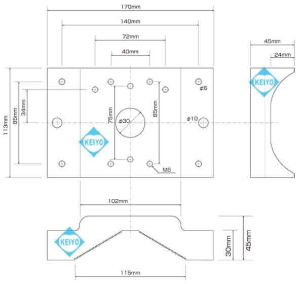 SD-218A【ポール取付金具】