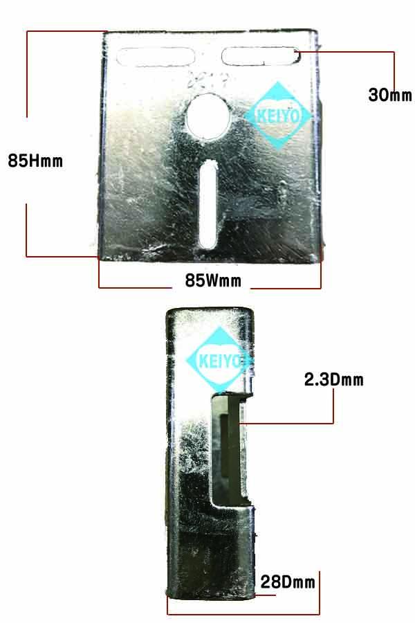 SD-85PP【ステンレスバンド取付対応ポール取付金具】