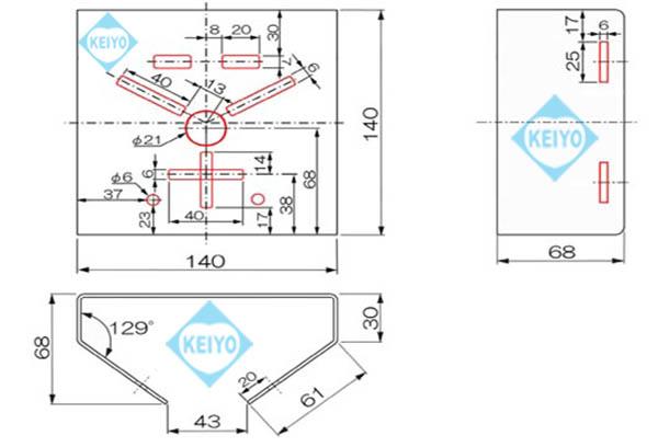 SD-P635【ステンレスバンド使用ポール取付金具】