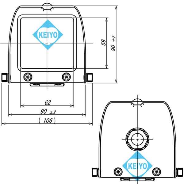 VCH-90S【アルミ製小型軽量屋内用カメラハウジング】