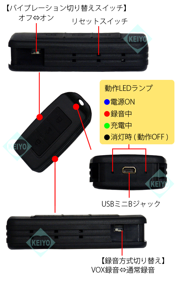 SR800（シークレットレコーダー）【サンメカトロニクス製ボイスレコーダー】