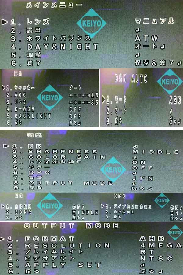 CP-M2【薄型設計500万画素4in1小型防犯カメラ】