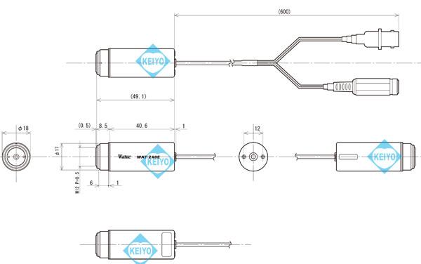 WAT-240E-CB（G3.7）【筒型タイプ高画質防犯カメラ】